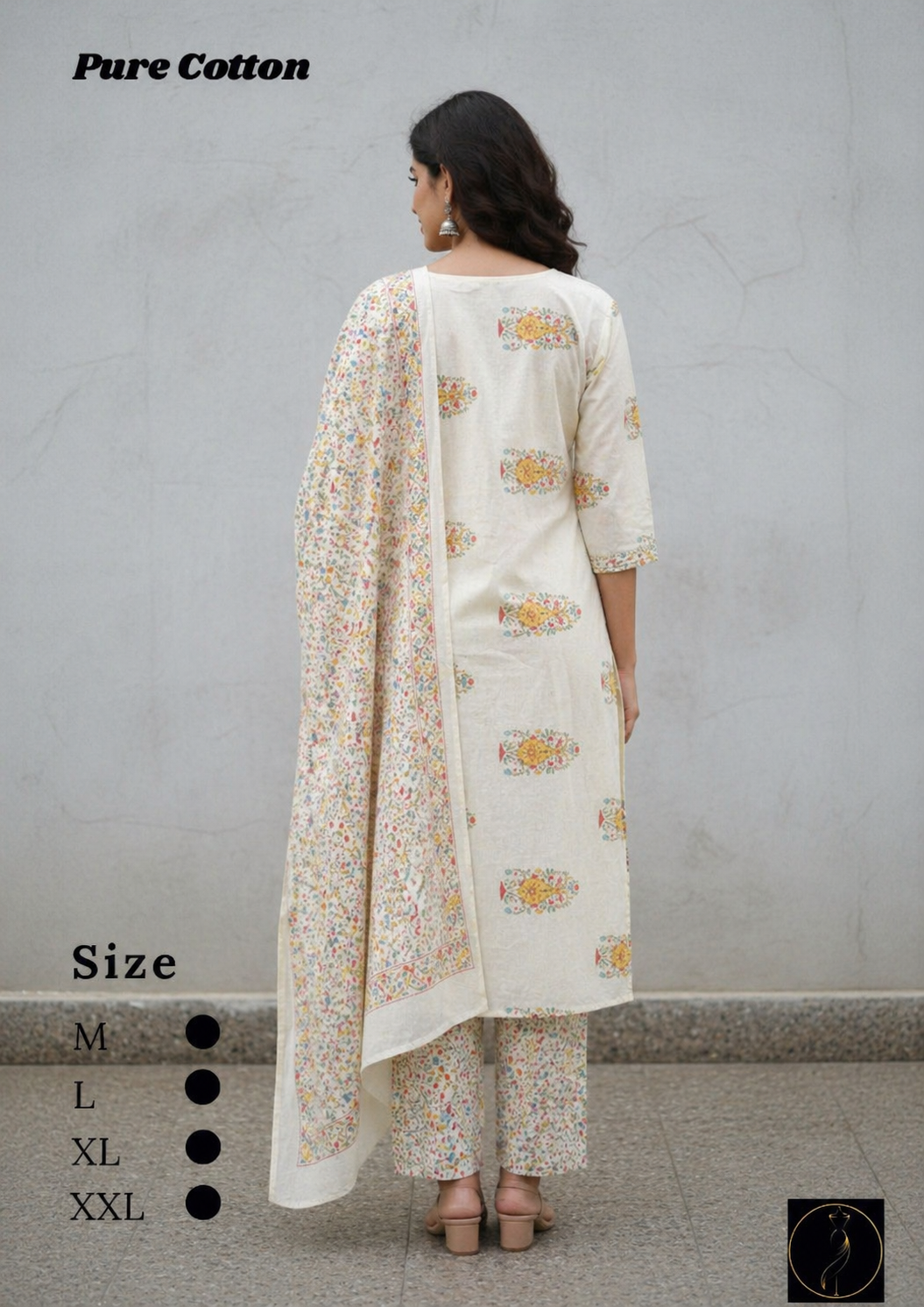Pure Cotton Pink Kurti Set for Women | Stylish Ethnic Wear with Dupatta (M-XXL)