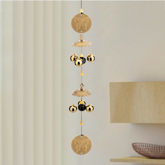 6 Bell House Decorative Hanging Wind Chimes for Home