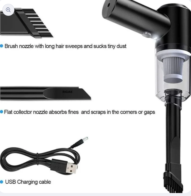 3 in 1 Portable Car Vacuum Cleaner